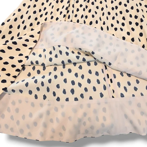 Kate Spade Leopard Dot Tie Back Dress "Take A Walk On The Wild Side", Size 4 - Picture 14 of 15